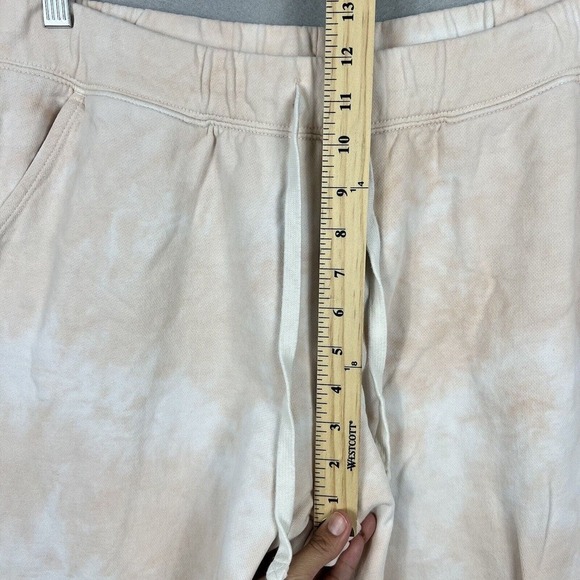 J.Crew Joggers Pants Size Large Peach Tie Dye Sweat Pants Pull On Pockets - Picture 6 of 13